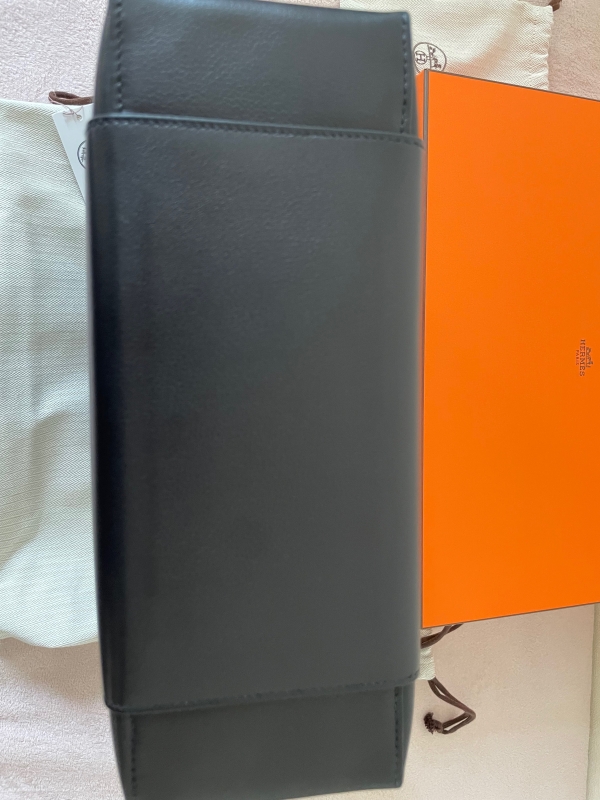 安心の国内発送★エルメス/カルメン/ブラック エルメス HERMES カバッシュ W刻 ブラック シルバー金具